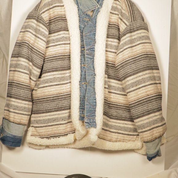 Greg Lauren Sherpa **RARE** Size 3/Large REVERSIBLE - Picture 3 of 10